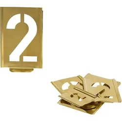 KUKKO Signierschablone Profi 0-9 Schrift Schrifthöhe 40mm
