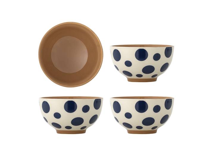 Bloomingville Schaal Miri Set van 4 stuks - Meerkleurig