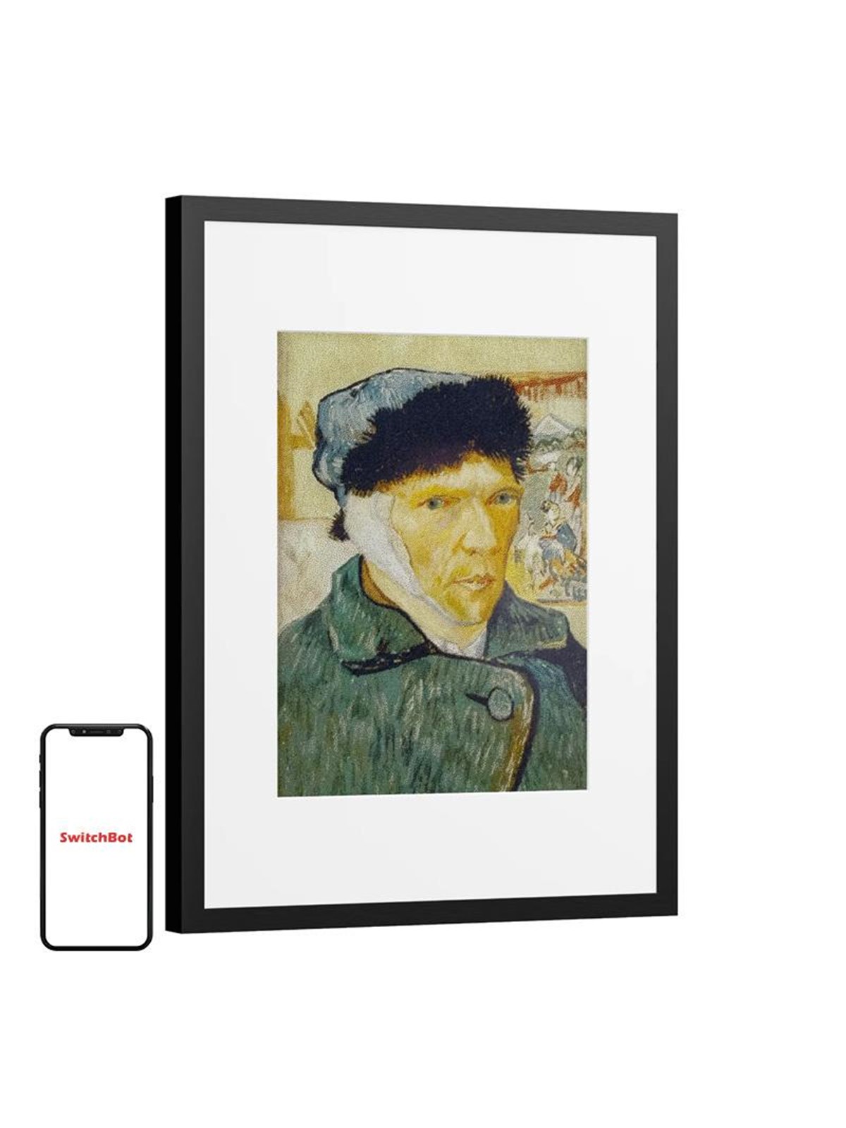 SwitchBot AI Art Frame 13.3" digitaler Bilderrahmen