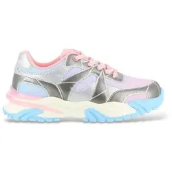 Billieblush für Mädchen. U22476 Sneaker Mesh mehrfarbig (26), Wohnung, Schnürsenkel, Klettverschluss, Lässig, Kinderbekleidung