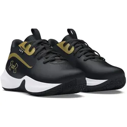 UNDER ARMOUR PS Lockdown 7 Basketballschuhe Kinder 001 - black/black/metallic gold 31