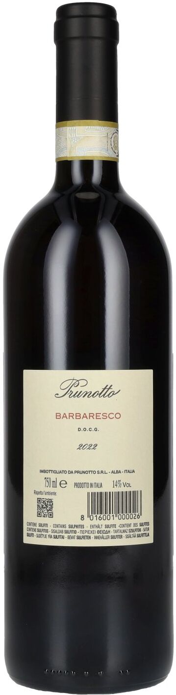 Prunotto Barbaresco DOCG 2022 14% Vol. 0,75l