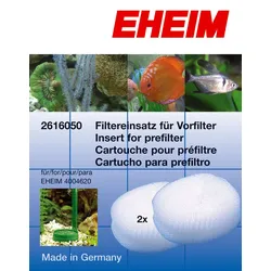 EHEIM 2616050 Filtereinsatz (2 Stück) für Vorfilter 4004620 Aquarienzubehör