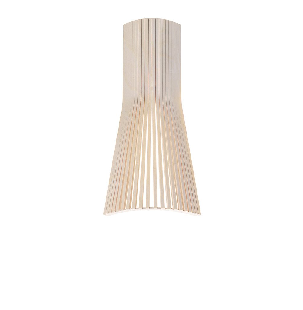 Secto Design Secto Small 4237 Wandleuchte / Eckleuchte (für direkten Wandauslass... für direkten Wandauslass | Birke natur 4237-birke-wand