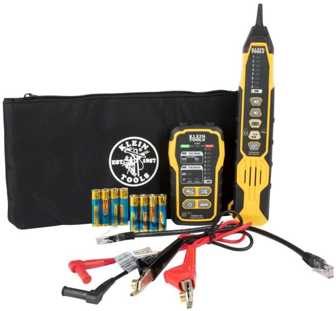 Klein Tools Set numérique de testeur de tonalité et de sonde pour suivi de câble RJ45 ABN (VDV500920)