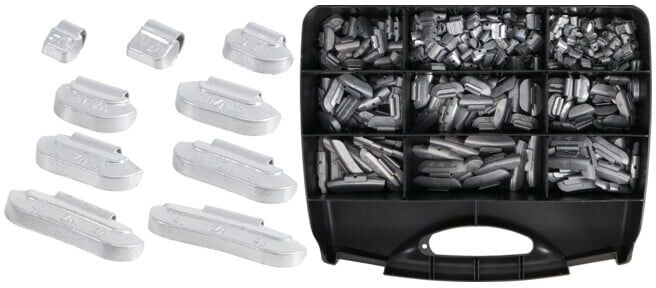 Assortiment de poids d’équilibrage 320 pièces BGS ; BGS technic (9425)