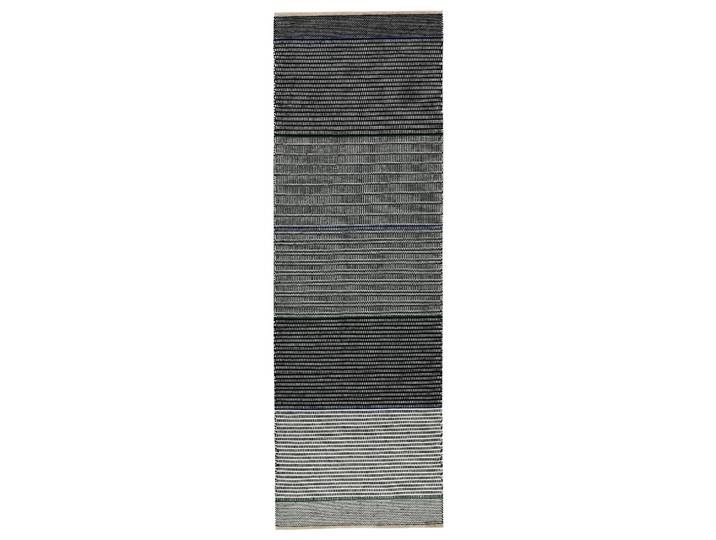 Kateha Tapis en laine Tribulus One 80x250cm Noir, blanc, bleu, vert