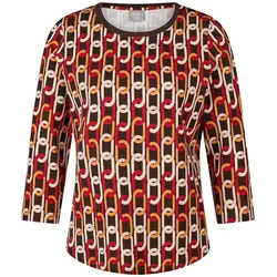 Rundhals-Shirt Rabe rot, 52