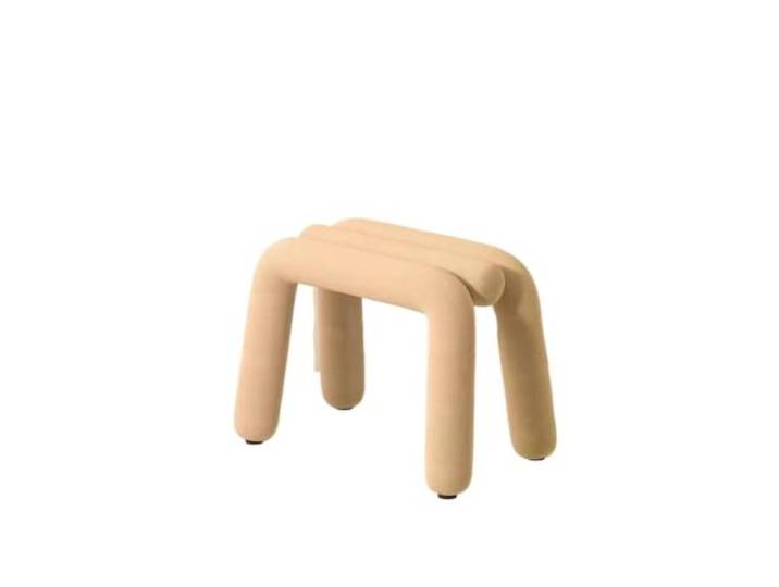 Schminkhocker Schminkhocker, Schminkstühle Veranda-Schuhwechsel-Schlafzimmer-Wohnzimmer-Freizeithocker in unregelmäßiger Streifenform(Light khaki)