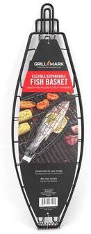 Grill Mark Steel Fish Basket 1 pk