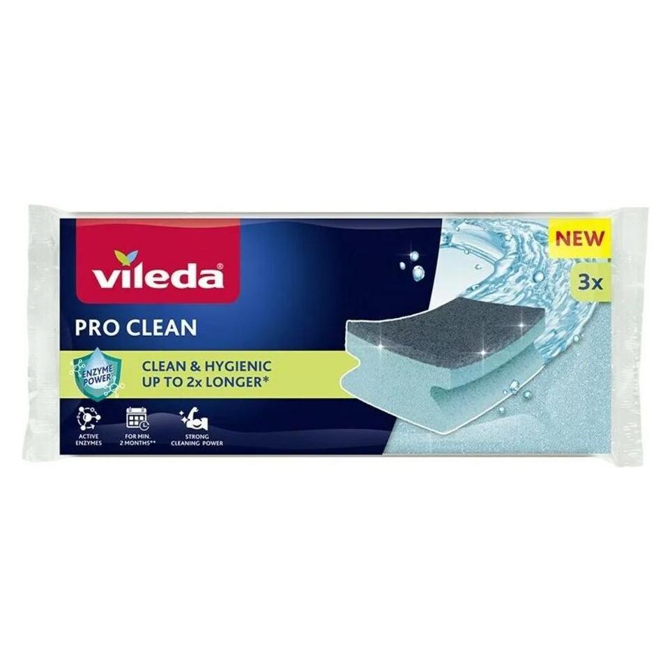 Vileda Pro Clean Enzymprofil-Schleifer 3 Stück. (3 Stk.) (179246)