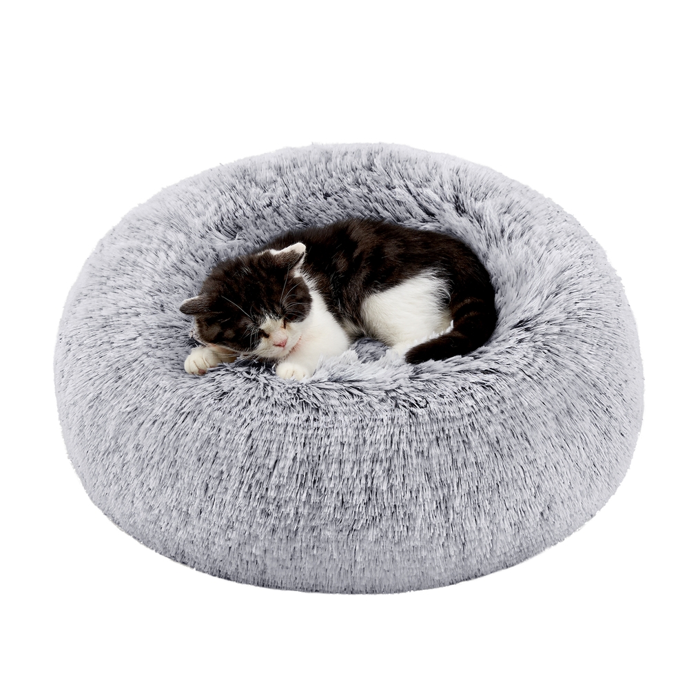 Feandrea Hundebett flauschig und waschbar Ombré-Grau PGW036G01