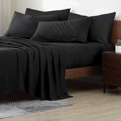 Swift Home Premium 6-Piece Sheet Set with Extra Pillowcases - Assorted Colors & Sizes