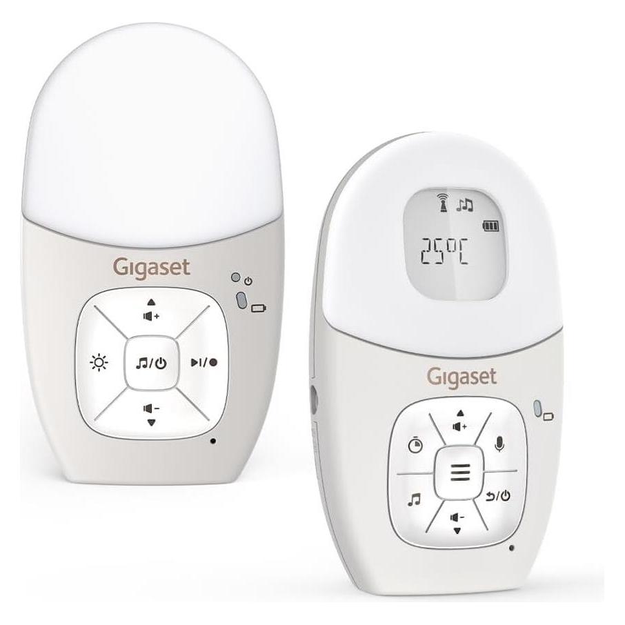 Gigaset Baby 100 Audio Babyphone warm grey (Babyphone Audio, 300 m) (S30853-H1225-B101)