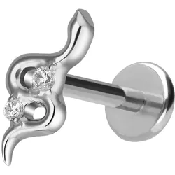 Titan Labret mit Push Fit SCHLANGE