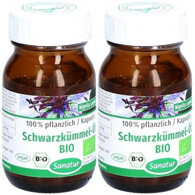 Schwarzkümmelöl Bio 100% pflanzlich Kapseln 2x 2x60 St