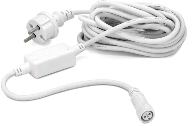 Hellum Câble d’alimentation 5 m blanc pour guirlandes lumineuses (555431)