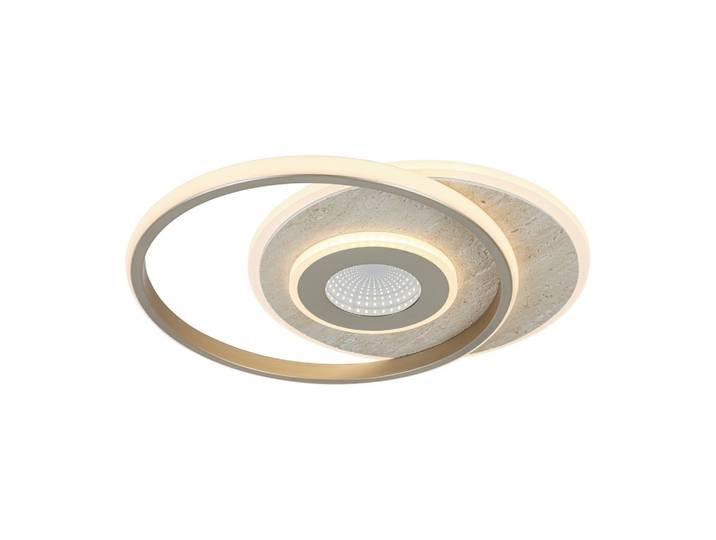 LED-Deckenleuchte Pul Champagnerfarben max. 24 Watt Deckenlampe