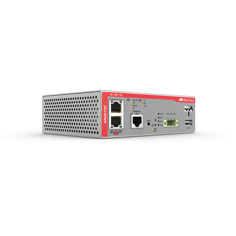 Allied Telesis AT-AR2010V-50, 0,75 Gbit/s, 0,4 Gbit/s, 200 Mbit/s, 512 MB, 800 MHz, 3DES, 128-bit AES, 192-bit AES, 256-bit AES, SHA-1, SHA-2, SSH
