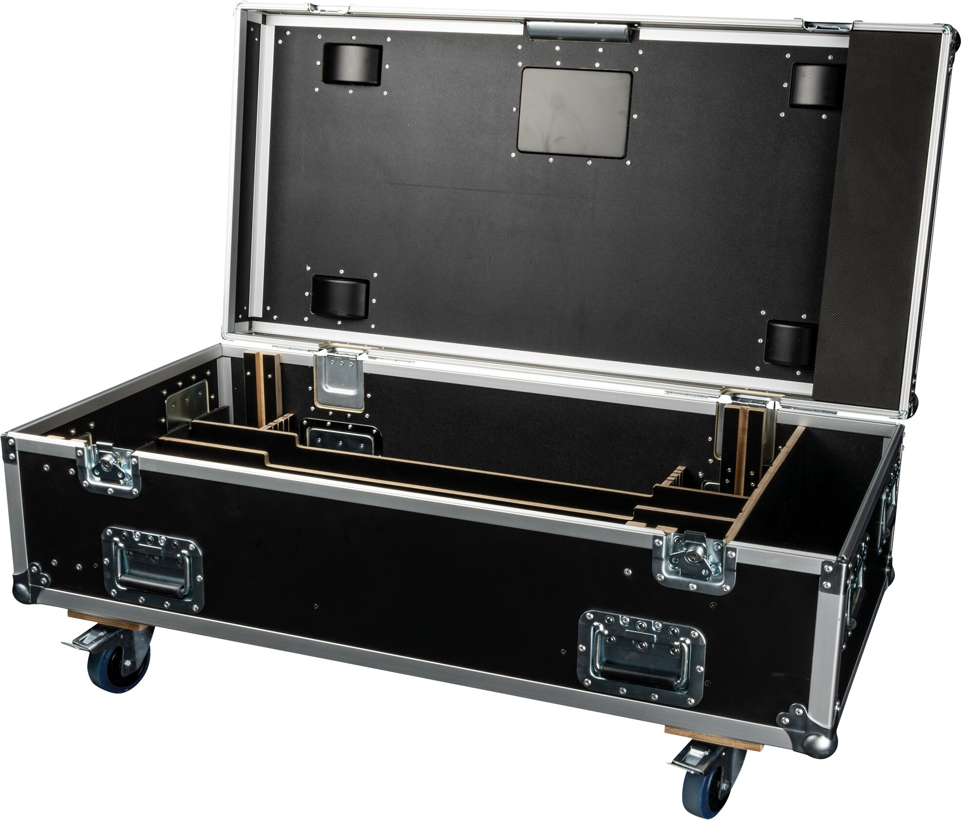 Showtec Koffer Für 4x Photon Strobe/wash/sunstrip, Penn Elcom-Beschläge Und Schwenkbare Rollen Mit