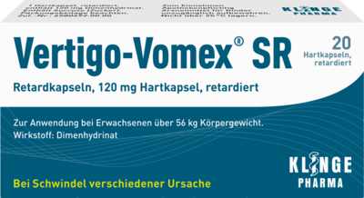 Klinge Pharma GmbH VERTIGO-VOMEX SR Retardkapseln 20 St 06898485