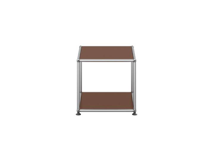 USM Haller Beistelltisch M21 braun offen T 418 cm 52.3x39x41.8