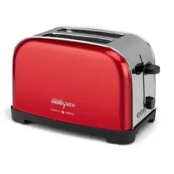 Toaster Orbegozo Tov5200 2 Schlitze 850w Vintage Rot 3 Funktionen 7 Stufen Krümelschublade