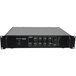 Omnitronic ELA-Verstärker MP-60 60 W, Stereoverstärker, Schwarz