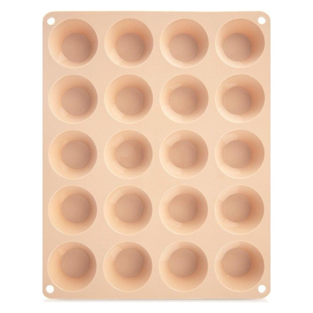 Aptel Silikon-Muffin-Form "Bezowa" für kleine Muffins - ORION-Form 29 x 23,5 x cm (76521635)