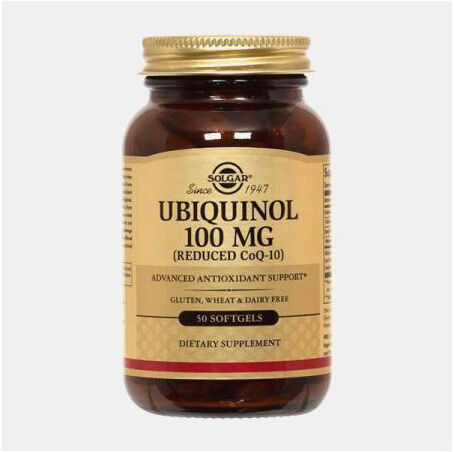 SOLGAR UBIQUINOL 100mg 50 CAPSULAS