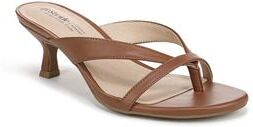 Women's Navine Thong Sandal by LifeStride in Caramel (Size 11 M)