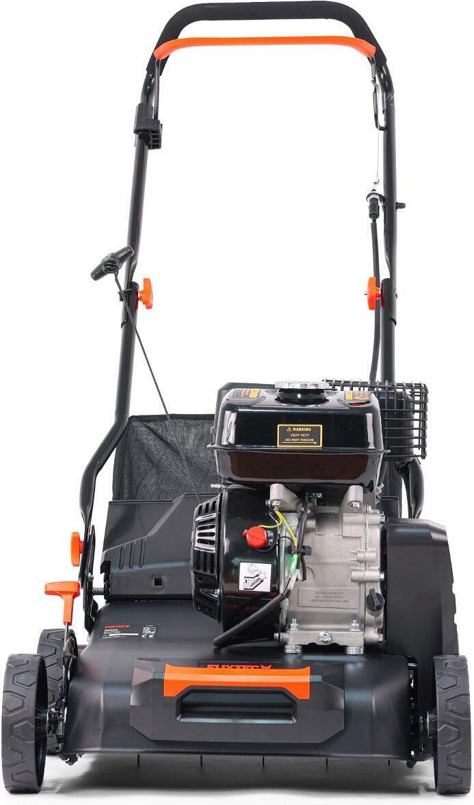 FUXTEC Benzin Vertikutierer FX-BV240ECO - 40cm | 40L Grasfangkorb| 4,1Kw