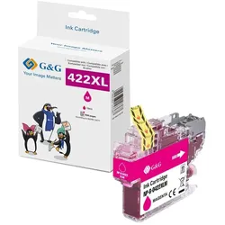 G&G Kompatibel mit Brother 422XL Druckerpatrone LC422XLM magenta (1500 Seiten)