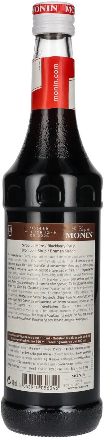 Le Sirop de Monin BROMBEERE 0,7l