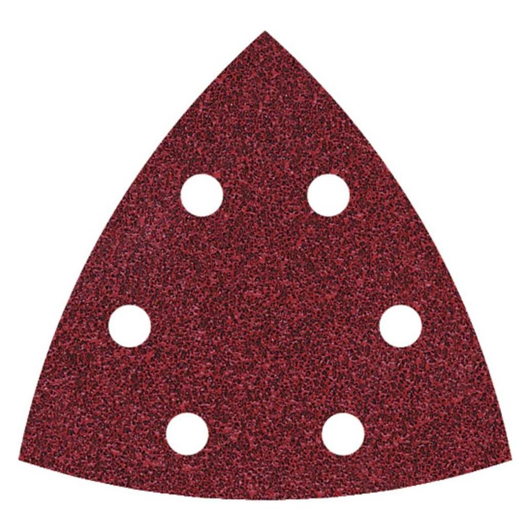 wolfcraft 5 Haft-Schleifbl. Korund K60 Delta 95mm (60) (1851000)