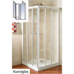Schulte Kristall/Trend U-Kabine Eckeinstieg 3-tlg +.. - Duschkabine