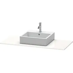 Duravit XSquare Konsole XS060F03939 120x55cm, mit 1 Ausschnitt, Nordic weiß seidenmatt