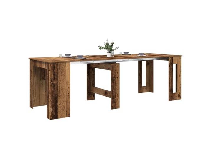 vidaXL Esstisch 240 x 85 x 75 cm Holzwerkstoff Altholz Rechtwinklig
