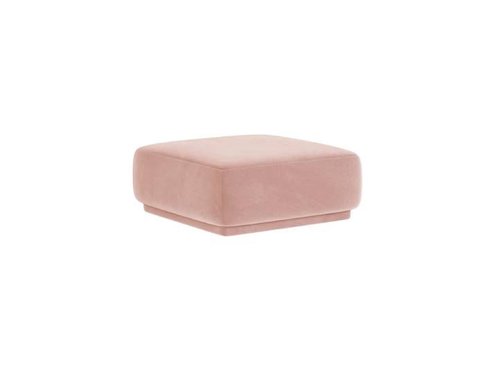 Design Sitzpouf „Louis“ Samt Rosa CXL by Christian Lacroix
