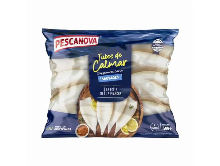 PESCANOVA Tubes de Calamars Sauvages 500g