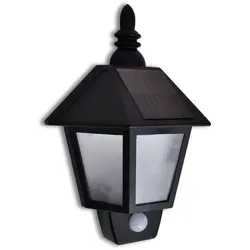 vidaXL Solarwandleuchte mit Bewegungssensor