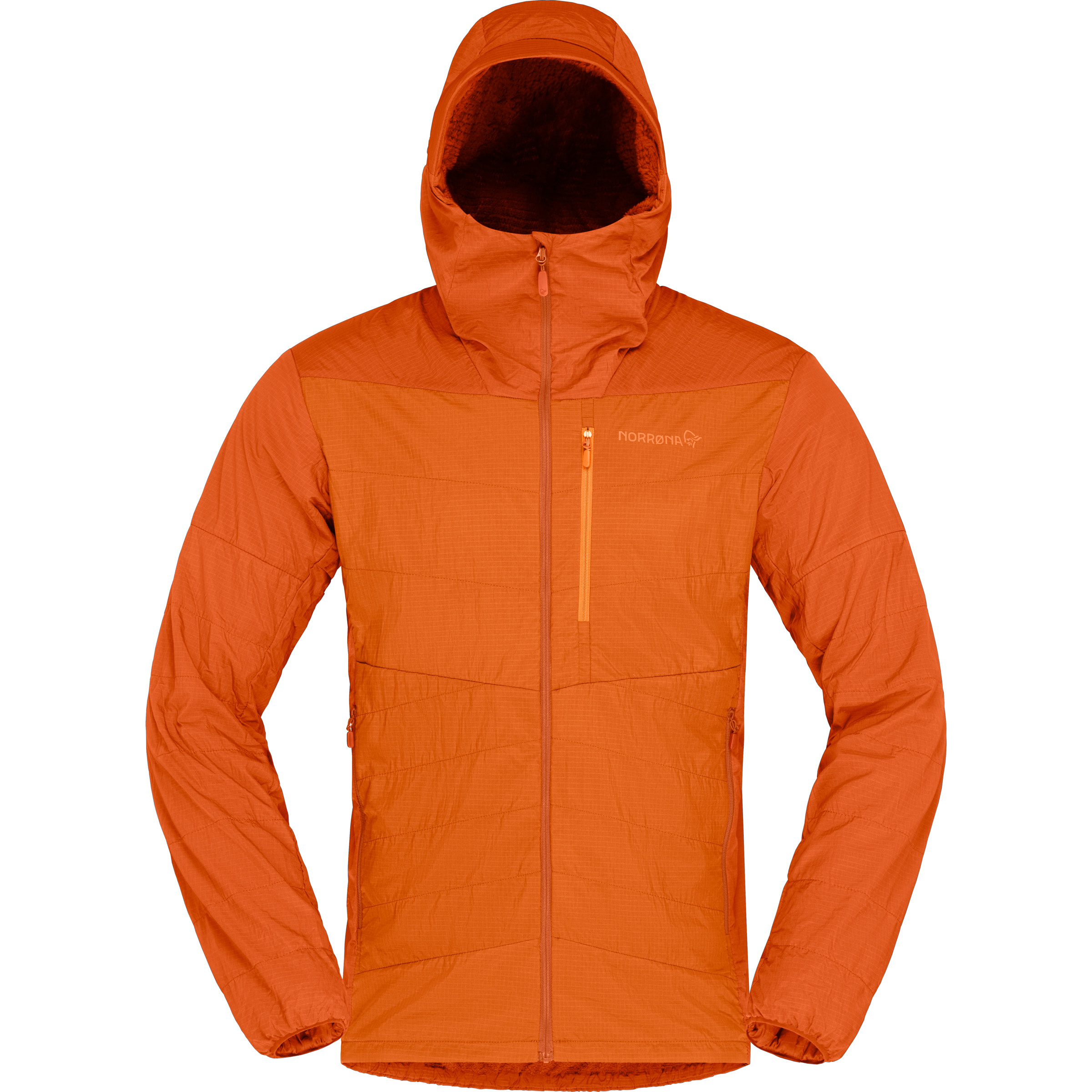 Norrona Lyngen Thermo100 Active Herren Isolationsjacke orange Größe M Skitour Atmungsaktiv