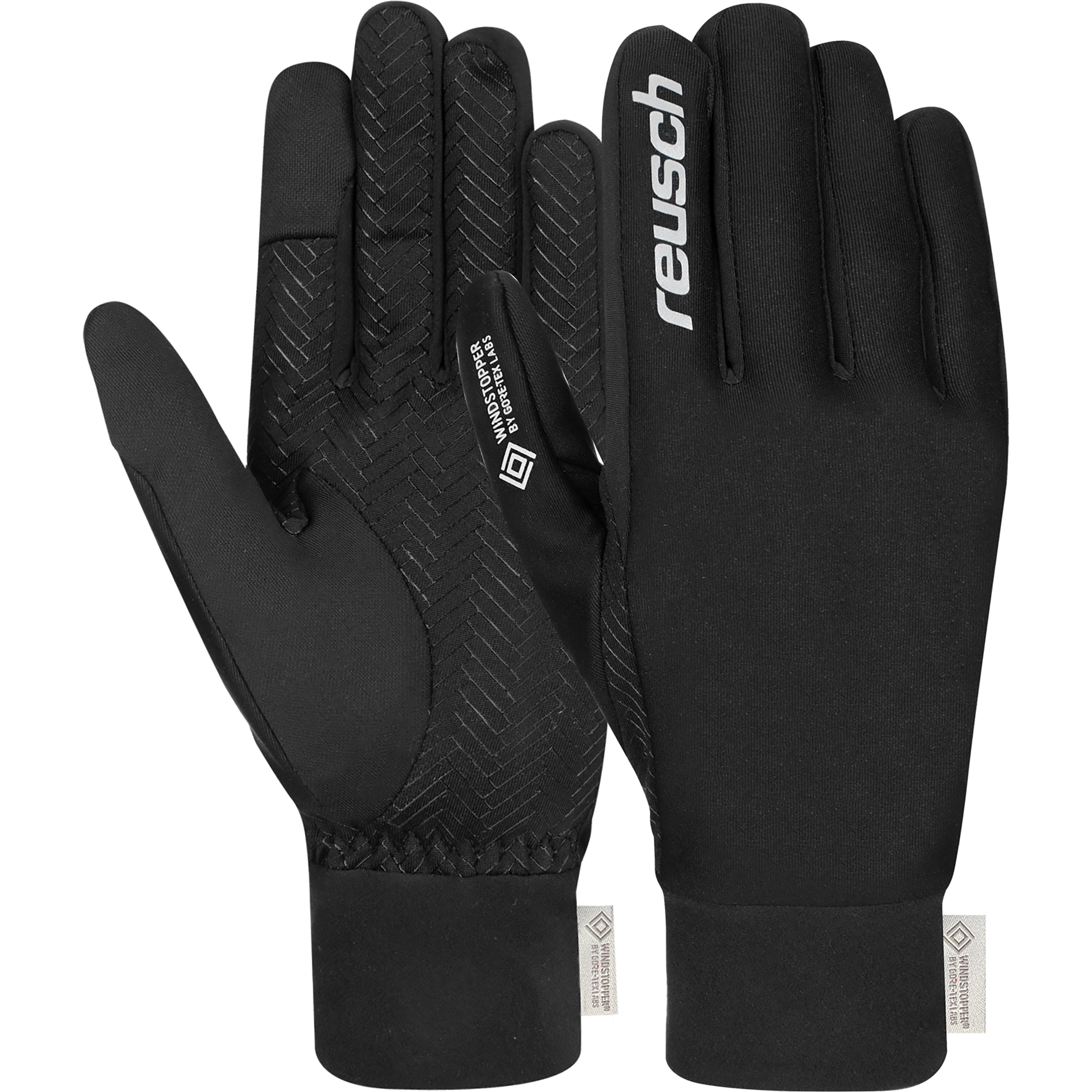 Reusch Karayel Windstopper Touch-Tec Langlaufhandschuhe schwarz Größe 8.5 Langlauf Klassik | Langlauf Skating Elastisch GORE-TEX | Windstopper
