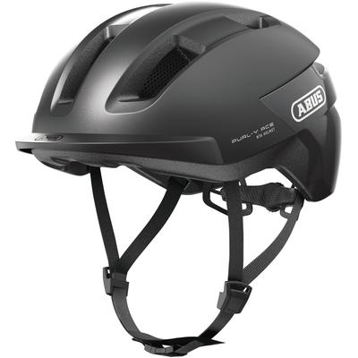 Fahrradhelm ABUS "PURL-Y ACE" Gr. S, grau (titan), Helme, S Kopfumfang: 51cm - 55cm