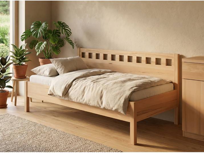 Sofabett „Katrin“ Kernbuche 100 x 200 cm Massivholz Buche
