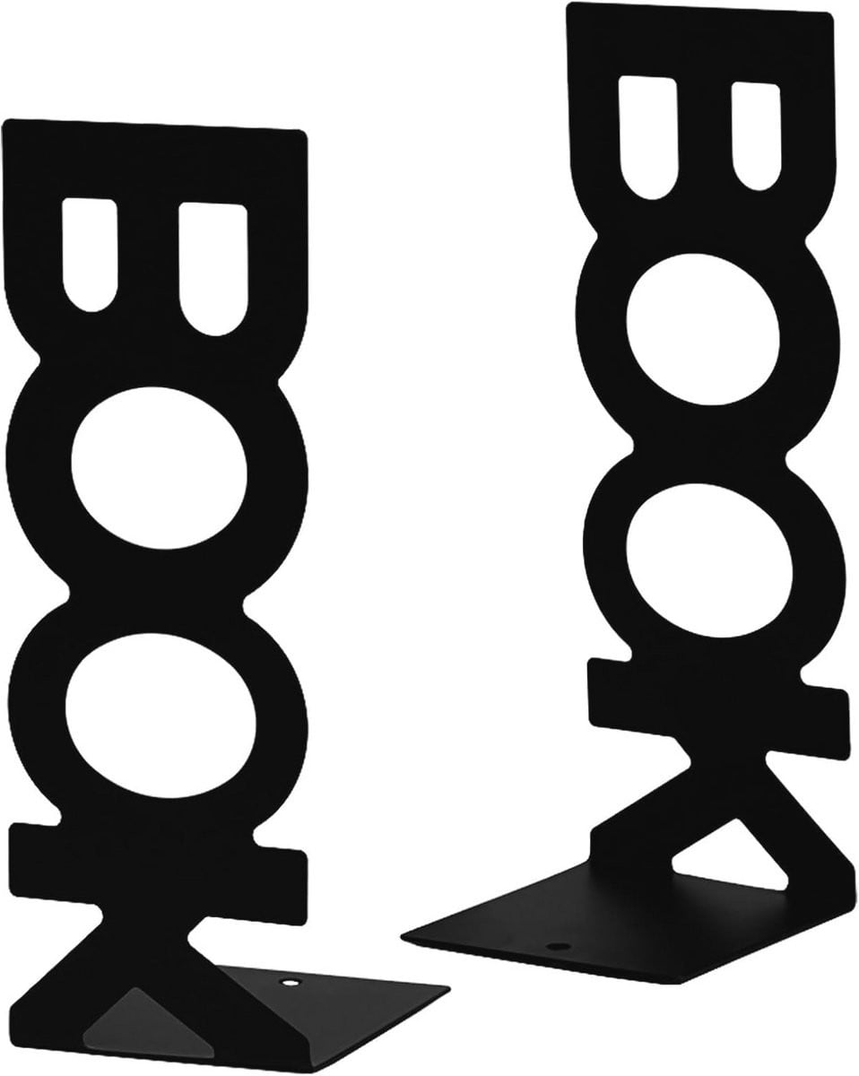 Zware metalen boeksteunen voor planken