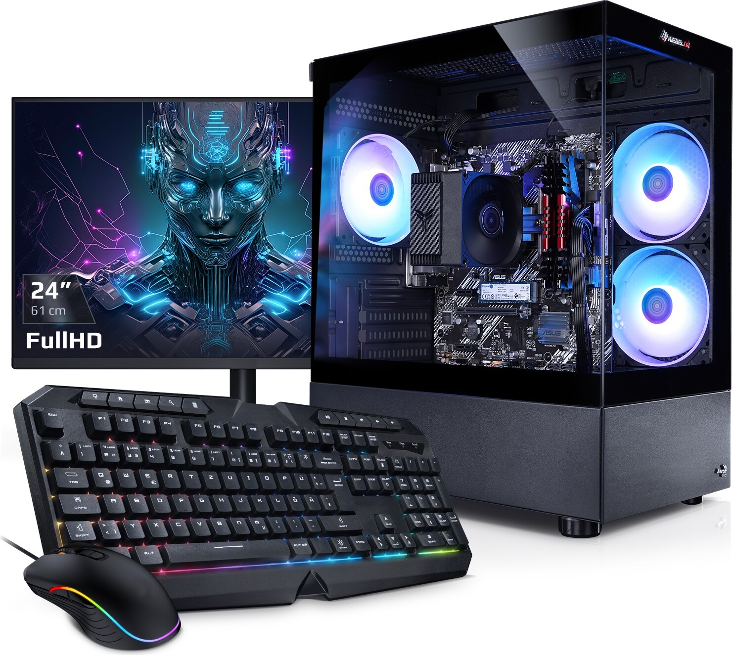 Kiebel Online Allround, 3,7 GHz, AMD Ryzen 5, 4600G, 16 GB, 512 GB, Windows 11 Home