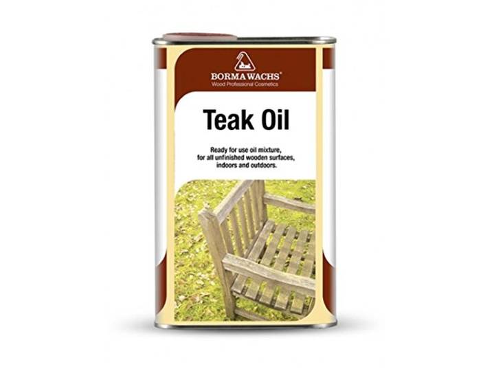 Borma Wachs Teka 8210100054 olie voor houtbescherming, 500 ml, kleurloos, meerkleurig