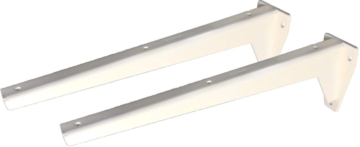Omgoods Verstevigde Wandplank Steunen voor Zware Lasten