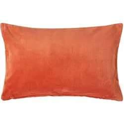 KISSENHÜLLE Baumwollsamt orange 30/50 cm